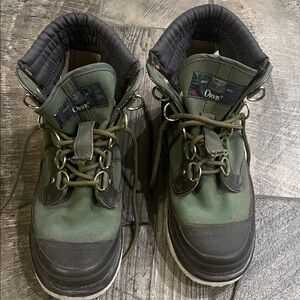 Orvis Green and Black Outdoor Boots